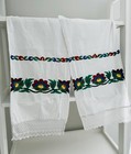 Antique Ukrainian Embroidered Towel   Handwoven Rushnyk From Volyn   Rare