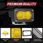 Auto Power Plus 3 Inch Led Pod Light Yellow 2pcs 40w Off Road 3 Inch  