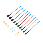 10pcs 12v Car Add-a-circuit Fuse Adapter W  Standard Mini Tap Blade Fuse Holder 
