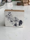 Vintage Wood   Rubber Stamp With Chinese Design