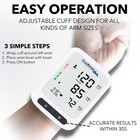 Wrist Blood Pressure Monitor  Large Lcd Backlit Display  Adjustable Cuff  Voi   