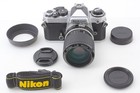  almost Mint  Nikon Fe Silver 35mm Film Camera Ai 43-86mm F3 5 Lens F From Japan
