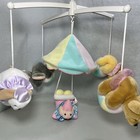 Vintage 80s Dakin Circus Clown Animal Mobile Pastel Baby Crib Replacement parts