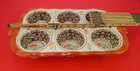 Temptations By Tara Old World Fall Harvest Leaves Acorns Muffin Pan Bakeware
