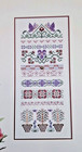 Just Nan Freedom Flowers Counted Cross Stitch Chart   Embellishment Pack Vintage