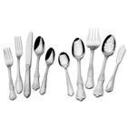Wallace Hotel Luxe 18 10 Stainless  77pc  Flatware Set  service For Twelve   N o