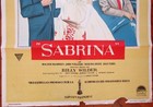 1954 Audrey Hepburn Sabrina 1sh Movie Poster Rare Ed  Humphrey Bogart