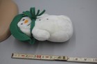 Eden Toys The Snowman Plush 7  Vintage Plush Raymond Briggs No Legs Green Hat