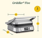 Cuisinart Griddler Five 5 In 1 Digital Grill Griddle Panini Press Stainless New