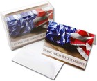 American Flag Thank You For Your Service Cards-blank Inside-5 5 x 4 25 -12 Or 24