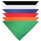  Dog Plain Bandanas - 2 Pack - Scarf Triangle Bibs For Small  Medium And Red