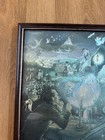 Vintage Hans Christian Andersen Fairy Tale Foil Art Print Framed Picture 25 X 30