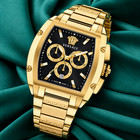    versace Dominus Men s Chronograph Watch Gold Stainless Steel Black Dial