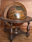 Vintage Old World Design Zodiac  Astrology Desk Globe   Stand Italian Made