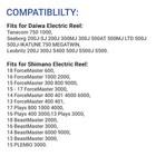 Electric Fishing Reel Power Cord Cable Compatible With Daiwa Tanacom 1000