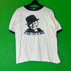 Frank Sinatra T-shirt Vintage 1973 Ol Blue Eyes Is Back Album Ringer Rare