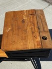 Antique Wooden School Desk Vintage