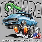 Rat Fink Camaro Chevy Car Flags Banner 3x5 Ft Man Cave Garage Artwork