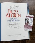 Buzz Aldrin Signed Hardcover Book Reaching For The Moon Authenticated   Jsa Coa