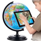 10   World Earth Globe W  Stand Gift Ocean Rotating World Map Desktop Geography