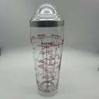 Vintage Cocktail Shaker Drink Recipes Mid Century Martini  Manhattan  Bronx 9   h
