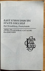 East Stroudsburg University Pennsylvania - 1978-79 Course Catalogue Many Photos 