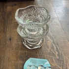 2 New Vintage Anchor Hocking Stax 3 Ways Textured Candle Holders Taper Votive