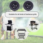 Aeobdai 2pack 6 Inch Grill Wheel Bbq Trolley Wheels Universal Wheels For Gas    