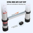 New Telescoping Ladder  20 3ft Aluminum Lightweight Extension Ladder  Multi-but