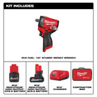 Milwaukee Tool M12 Fuel Stubby 1 2  Impact Wrench Kit