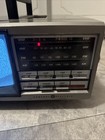 Vintage General Electric Ge Portable Tv Am fm Radio Model 7-7150b Combo