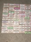 Large Lot Of 150 Original Jukebox 45 Record Title Strips  p74