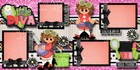 Little Diva Girl 2 Premade Scrapbook Pages Paper Printed Layout For Album Cherry
