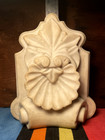 Antique Carved Marble Fireplace Mantle Keystone Mid 1860 s To 1870 11 8 Lbs