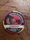 Chicago Blackhawks Limited Edition Horseshoe Casino Hammond In  5 Chip  2 Chips 