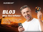 Auxbeam Bike Mini Electric Air Pump Portable 120psi Bicycle Tire Inflator Newest