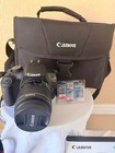            Canon Eos Rebel T5 Dslr Camera Bundle W  2 Lenses   New Battery           