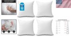 Soft Down Alternative Throw Pillow Inserts 18x18 Inch  Set Of 4 For Home Decor