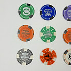 Harley-davidson Dealer Poker Chip Lot Of 15 Mixed Dealerships No Duplicates