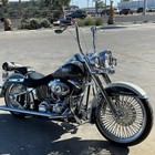 Chrome Rise 14  Ape Hanger Cruved Handlebar For Harley Softail Road King Glide