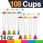  108 Cups  Yard Cups Variety Pack - 14oz - For Margaritas And Frozen Drinks