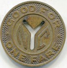 Transit Tokens Lot Of  5  Vintage Items    Lotmar4875