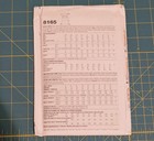 Vintage 90s Simplicity 8165 Midi Dress Pattern 16-20