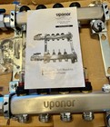 Uponor A2700502 4 Port 1    Stainless Steel Manifold Assembly W  Flow Meter New