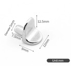 20pcs 5mm L Shaped Shelf Support Pins Metal Cabinet Stud Bracket Set - New