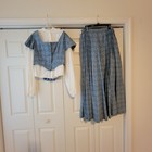 Women s Victorian Civil War Day Dress Costume Vintage Reenactment Sz 6 8