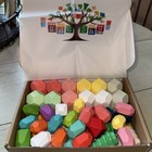 48pcs Toddler Wooden Stacking Building Blocks Learning  Toys Sensory 1-6 Years