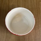Vintage Haeger Pottery Red Ceramic Round Christmas Vase Planter Decor Usa 2888