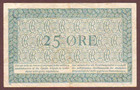 Denmark  Danske Brigade Military Issue  25 Ore  Nd  1947-58 