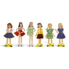 Large Lot Vintage Paper Dolls Clothes Accessories Stands 1930s-1980s Cut